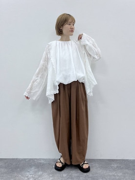 「ワントーン」｜miyuさん（レディース・157cm）の春コーディネート
