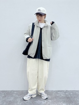 「アイテム（ブルゾン）」を使った、miyuさん（レディース・157cm・30代）の秋コーディネート