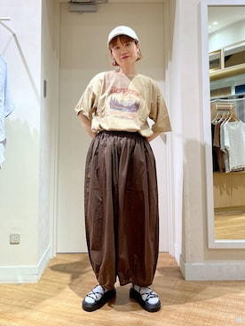 「アイテム（パンツ）」を使った、miyuさん（レディース・157cm・30代）の夏コーディネート