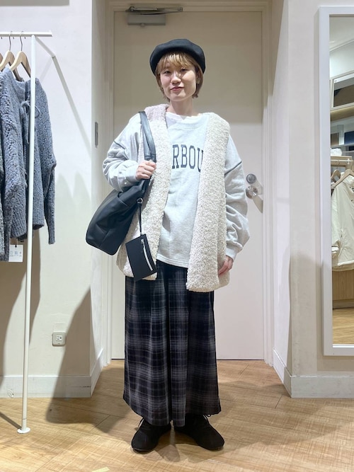 kubo san made クボサンメイド シープボアベスト ジップ グレー 新作紹介】kubo san made 次回オーダーアイテム、シープボアベストのご