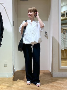 「LEPSIM（レプシィム）のアイテム」を使った、miyuさん（レディース・157cm）の夏コーディネート