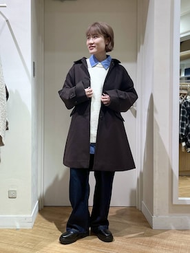 「クリップニット_studio CLIP」｜miyuさん（レディース・157cm）の秋コーディネート