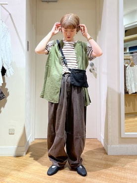 「アイテム（パンプス）」を使った、miyuさん（レディース・157cm・30代）の夏コーディネート