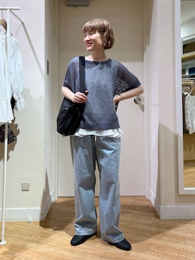 「アイテム（パンプス）」を使った、miyuさん（レディース・157cm・30代）の夏コーディネート