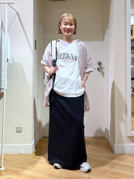 「アイテム（ワンピース/ドレス）」を使った、miyuさん（レディース・157cm・30代）の夏コーディネート
