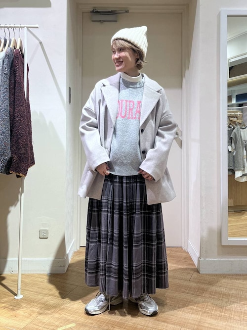 セール】《natural by clip》コクーンミドルコート（チェスターコート