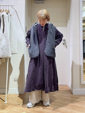 「アイテム（ワンピース/ドレス）」を使った、miyuさん（レディース・157cm・30代）の秋コーディネート