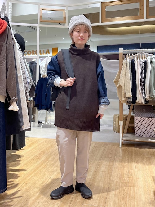 セール】5ゲージハイネックロングベスト（ベスト）｜studio CLIP