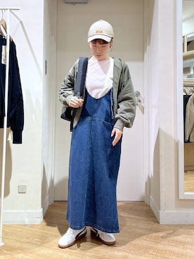「アイテム（ワンピース/ドレス）」を使った、miyuさん（レディース・157cm・30代）の秋コーディネート