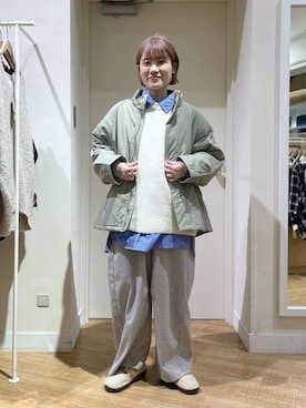 「アイテム（その他アウター）」を使った、miyuさん（レディース・157cm・30代）の秋コーディネート