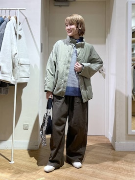 「studio CLIP（スタディオクリップ）のアイテム」を使った、miyuさん（レディース・157cm）の冬コーディネート