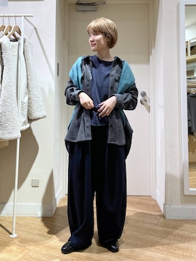 「アイテム（その他アウター）」を使った、miyuさん（レディース・157cm・30代）の秋コーディネート