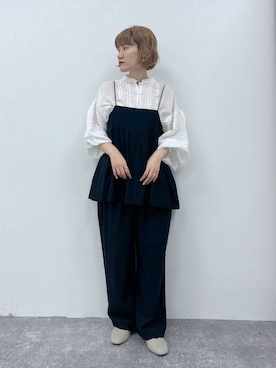 「studio CLIP（スタディオクリップ）のアイテム」を使った、miyuさん（レディース・157cm）の夏コーディネート
