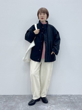 「アイテム（その他アウター）」を使った、miyuさん（レディース・157cm・30代）の秋コーディネート