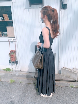 「TEN（テン）のアイテム」を使った、kanakoさん（レディース・158cm）の夏コーディネート