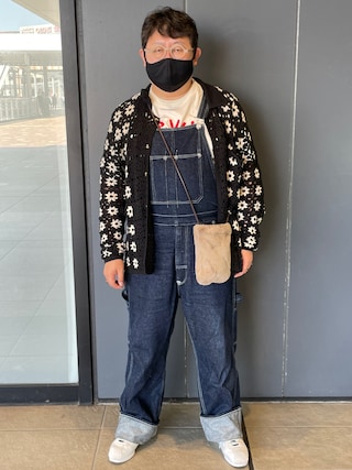 Levi's　RED ダイヤモンドレッグ　リーバイス　レッド　ほつれワーク 宮沢氷魚が着こなすLevi's® Red「クリーンなワークスタイルの