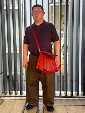 「LACOSTE（ラコステ）のアイテム」を使った、まさみんさん（メンズ・165cm）の夏コーディネート