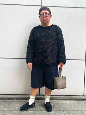 「Couture d'adam（クチュールドアダム）のCOUTURE D’ADAM(クチュール ド アダム) Bird/Feather TEE 24AW-063064（Tシャツ/カットソー、ブラック系）」を使った、まさみんさん（メンズ・165cm）の春コーディネート