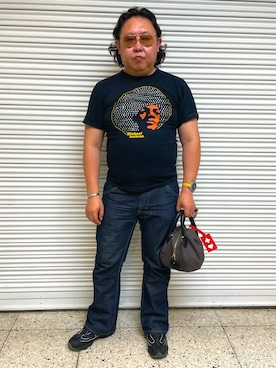 「アイテム（Tシャツ/カットソー）」を使った、まさみんさん（メンズ・165cm・50代）の夏コーディネート