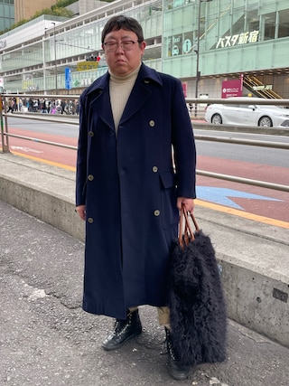 KATHARINE HAMNETT ウール フード付 Pコートarchive KATHARINE HAMNETT ウール フード付 Pコートarchive メンズ