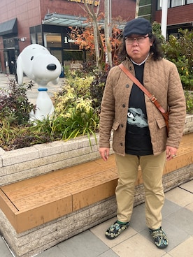 「アイテム（帽子）」を使った、まさみんさん（メンズ・165cm・50代）の冬コーディネート