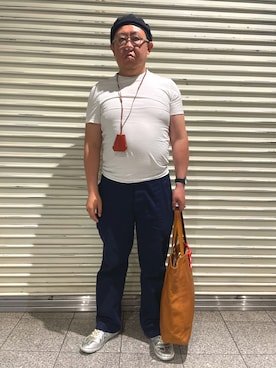 「HERMES（エルメス）のアイテム（アクセサリー）」を使った、まさみんさん（メンズ・165cm）の春コーディネート