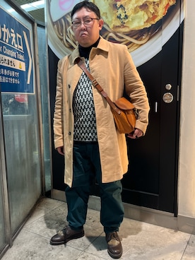 「SLOW（スロウ）のアイテム」を使った、まさみんさん（メンズ・165cm）の冬コーディネート