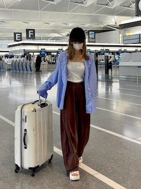 「アイテム（スウェットパンツ）」を使った、ゆんさん（レディース・165cm）の秋コーディネート