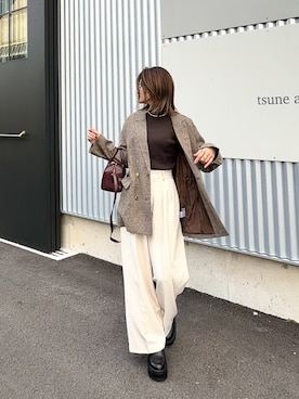 yunさん（レディース・165cm）の冬コーディネート