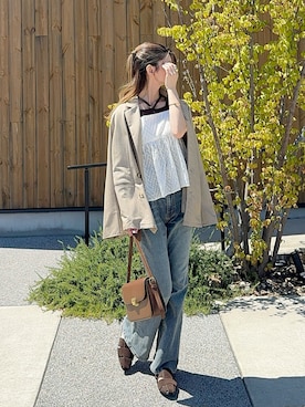 ゆんさん（骨格ナチュラル・レディース・165cm）の秋コーディネート