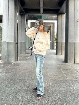 「aeae（エーイーエーイー）のアイテム」を使った、yunさん（レディース・165cm）の春コーディネート