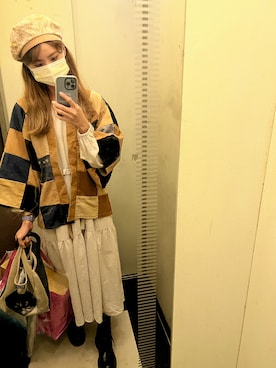 「にゃー（ニャー）のアイテム」を使った、K🇹🇼さん（レディース・165cm）の春コーディネート