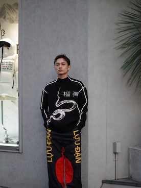 「LUUDAN（ルーダン）のアイテム」を使った、Motokiさん（メンズ・178cm）の冬コーディネート