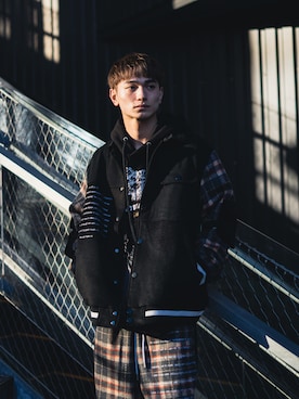 「PHENOMENON（フェノメノン）のアイテム」を使った、Motokiさん（メンズ・175cm）の秋コーディネート