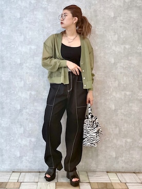 tomiさん（レディース・153cm）の夏コーディネート