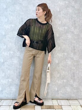 tomiさん（レディース・153cm）の夏コーディネート