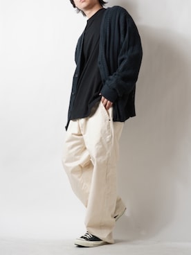 「あつぞこスニーカー」｜tendon...🚶‍♂️さん（メンズ・168cm）の春コーディネート
