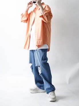 「EDWIN（エドウィン）のアイテム（トップス）」を使った、tendon...🚶‍♂️さん（メンズ・168cm）の春コーディネート