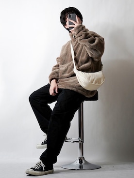 「Confirm（コンファーム）のアイテム（その他アウター）」を使った、tendon...🚶‍♂️さん（メンズ・168cm）の冬コーディネート