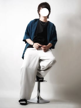「URBAN RESEARCH Sonny Label（アーバンリサーチサニーレーベル）の『吸水速乾』『セットアップ対応』クイックドライワイドTシャツ（Tシャツ/カットソー）」を使った、tendon...🚶‍♂️さん（メンズ・168cm）の夏コーディネート