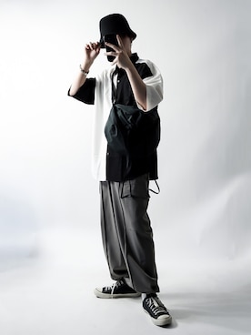 「Confirm（コンファーム）のアイテム」を使った、tendon...🚶‍♂️さん（メンズ・168cm）の夏コーディネート