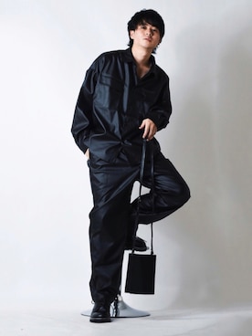 「MinoriTY（マイノリティ）のアイテム（セットアップ）」を使った、tendon...🚶‍♂️さん（メンズ・168cm）の秋コーディネート
