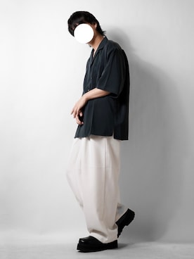 「真夏のアクティブスタイル」｜「アイテム（ローファー）」を使った、tendon...🚶‍♂️さん（メンズ・168cm）の夏コーディネート