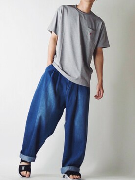 tendon...🚶‍♂️さん（メンズ・168cm）の夏コーディネート