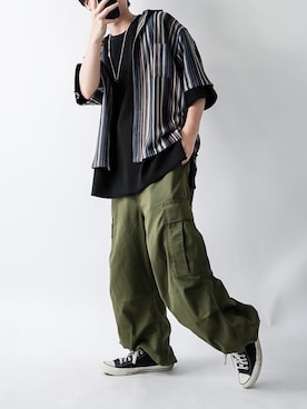 「Confirm（コンファーム）のアイテム」を使った、tendon...🚶‍♂️さん（メンズ・168cm）の夏コーディネート
