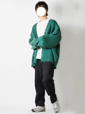 「Ellno Loset（エルノロゼット）のアイテム（カーディガン/ボレロ）」を使った、tendon...🚶‍♂️さん（メンズ・168cm）の秋コーディネート