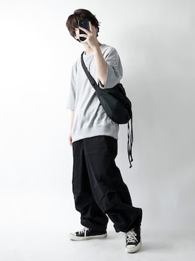 「EDWIN（エドウィン）のアイテム（その他パンツ）」を使った、tendon...🚶‍♂️さん（メンズ・168cm）の春コーディネート