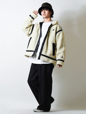 「KANGOL（カンゴール）のアイテム（ブルゾン）」を使った、tendon...🚶‍♂️さん（メンズ・168cm）の秋コーディネート
