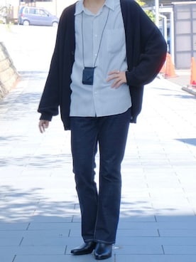「アイテム（財布）」を使った、やそさん（メンズ・181cm）の春コーディネート