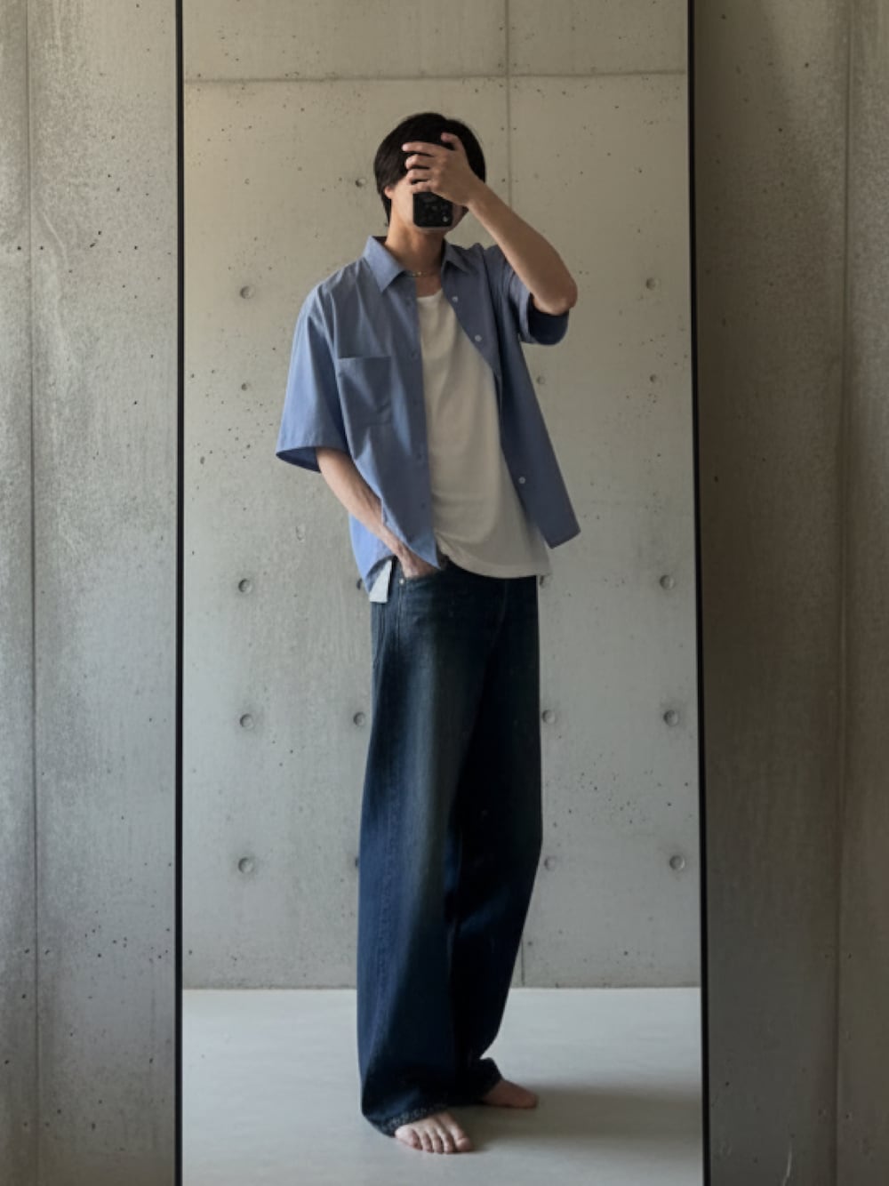 LIDNM（リドム）の「Heritage Slub Denim Pants（デニムパンツ）」 - WEAR